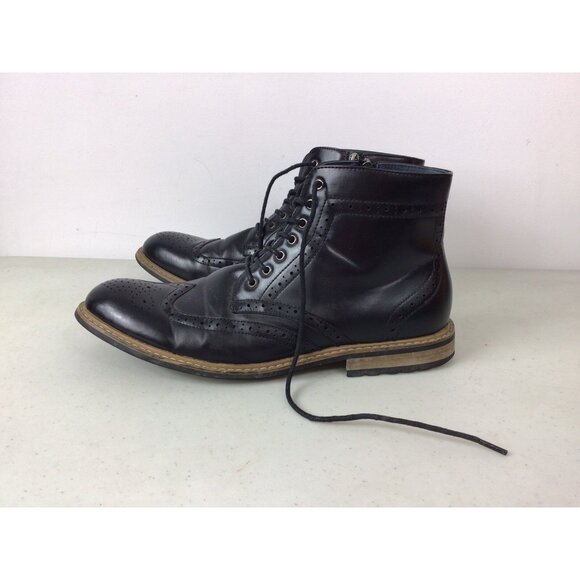 Bruno Marc Leather Ankle Boots Mens 12 - Picture 7 of 9